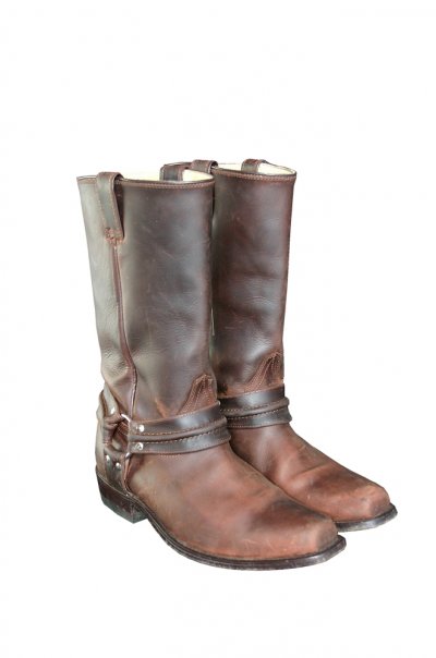 Westernstiefelette Boots Cowboystiefel Lederstiefel Country Unisex »WB-03« Braun 