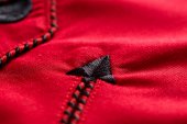 ELLA rot schwarz Hemd Detail 2